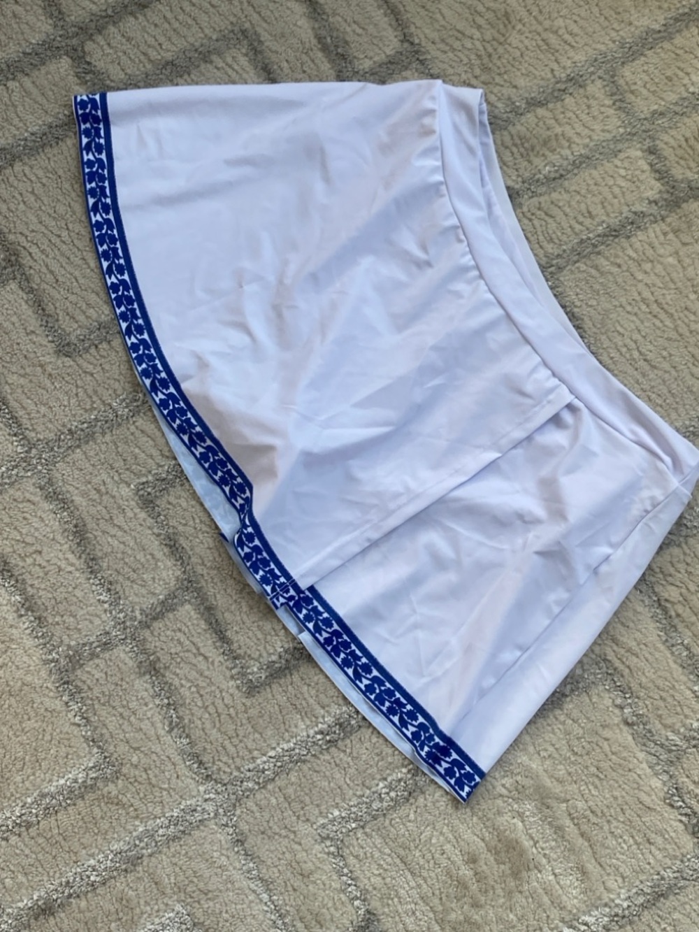Rotita Blue & White Floral Tankini Set - Tummy Control Swimdress Skort NWOT - Picture 11 of 11